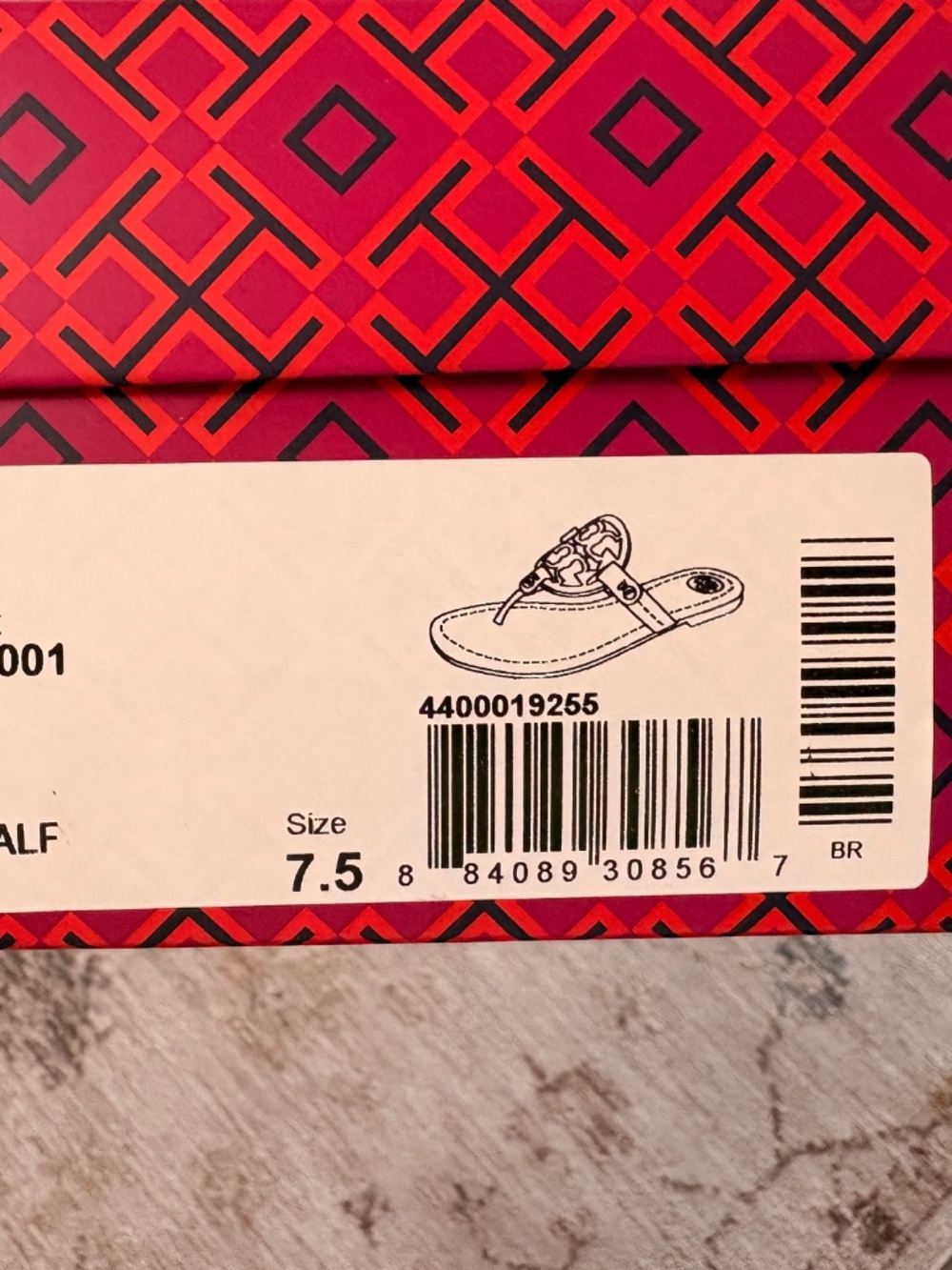 Tory Burch Black Patent Miller Sandals Women's Size 7.5 Excellent Condition - Picture 7 of 7